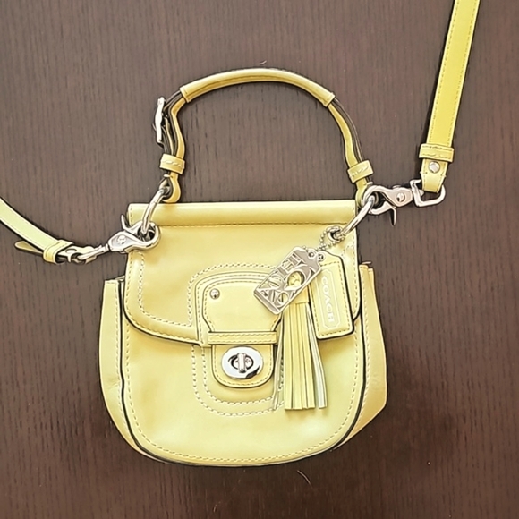 đź’›Coach Legacy Mini Wilis Bag with Charms and Matching Card Holder, NOT OUTLETđź’› - Picture 3 of 12